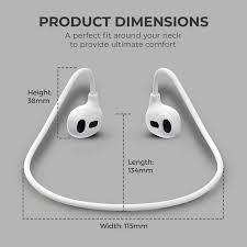 PRO AIR NECK HANGING WIRELESS EARPHONE WHITE - Shopup.pk