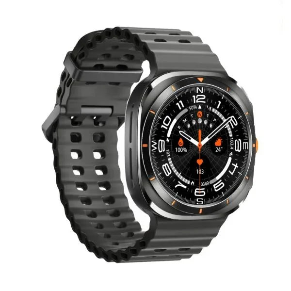 JS WATCH7 ULTRA 1.43 AMOLED DISPLAY WATERPROOF IP68 SMART WATCH WITH FITCLOUDPRO APP BLACK - Shopup.pk