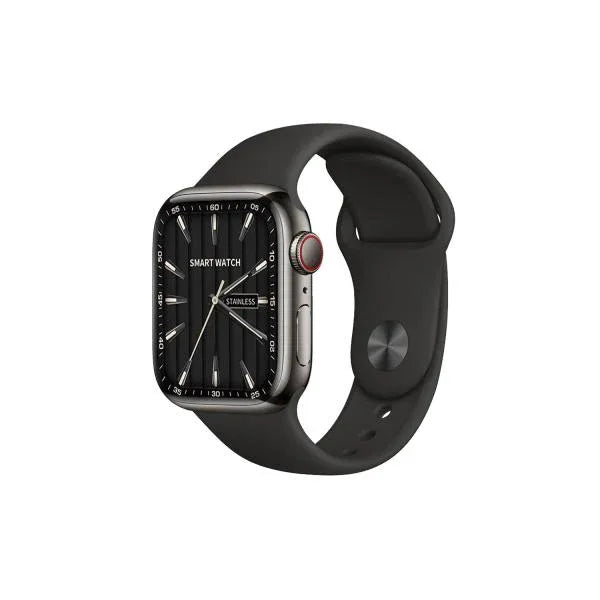 Watch 9 Max Series 9 Smartwatch (2.19 Inch IPS) 22mm Strap WITH Laxasfit APP Black - Shopup.pk