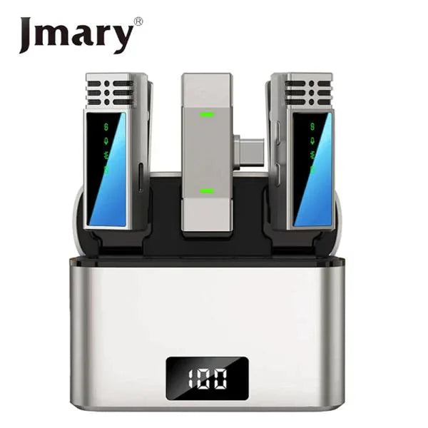JMARY MW-15 2.4G WIRELESS MICROPHONE FOR MOBILE (LIGHTNING) - Shopup.pk