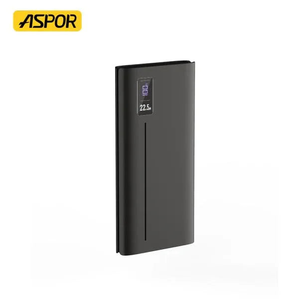 ASPOR A335 POWER BANK 10000MAH 22.5W PD+QC 3.0 WITH LCD DIGITAL DISPLAY - Shopup.pk