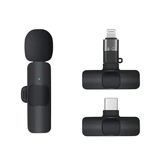 K9 Collar Wireless Microphone iPhone/Android & Type C Supported Wireless Microphone - Shopup.pk