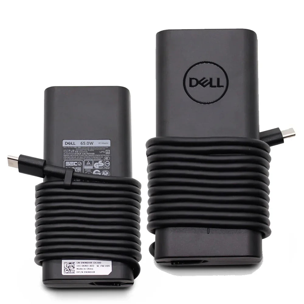Dell 65W USB-C Power Adapter Laptop Charger - Shopup.pk