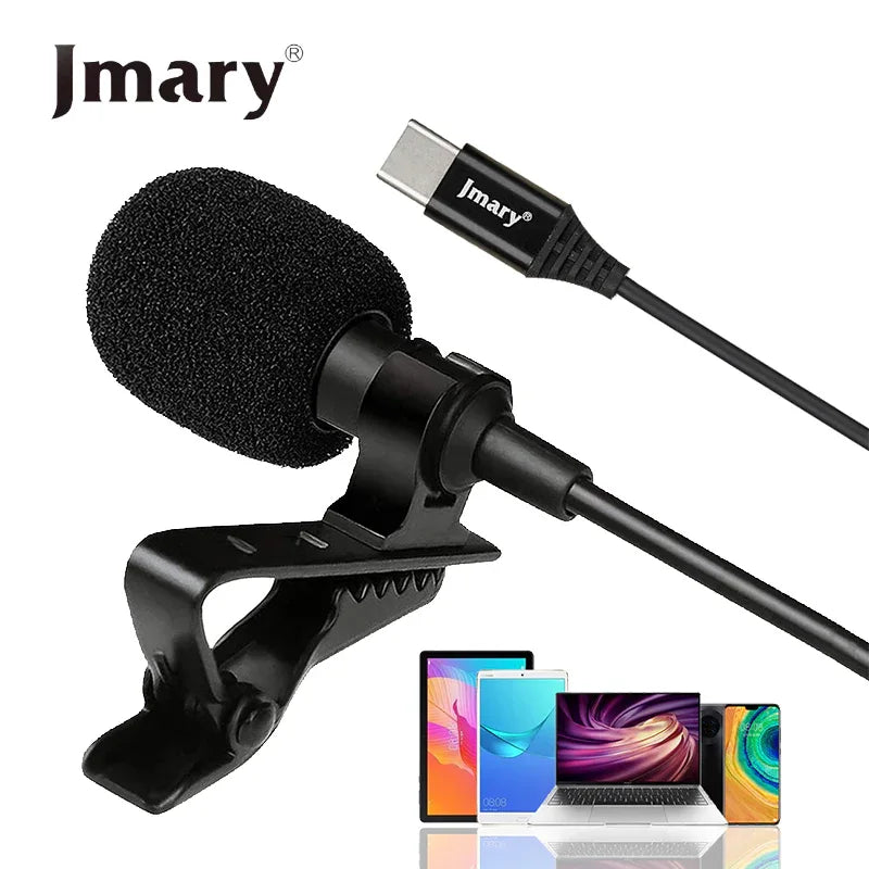 JMARY MC-R2 TYPE-C LAVALIER MICROPHONE - Shopup.pk
