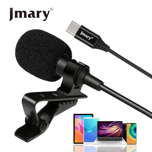 JMARY MC-R2 TYPE-C LAVALIER MICROPHONE - Shopup.pk