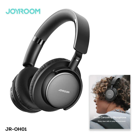 JOYROOM-OH1 Bluetooth Headset Black - Shopup.pk