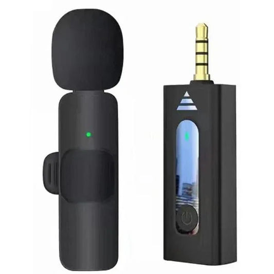 K35 High Quality Collar Wireless Single Microphone - Shopup.pk