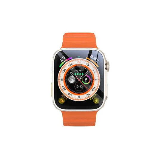Ts8 Ultra Series 8 Men Women Bluetooth Call Heart Rate Sport Smartwatch WITH FITPRO APP ORANGE - Shopup.pk