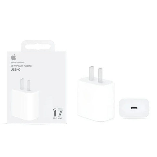 IPHONE 17 PRO MAX 35W (ORIGINAL WATT) US PIN USB-C POWER ADAPTER - Shopup.pk