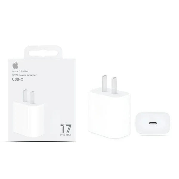 IPHONE 17 PRO MAX 35W (ORIGINAL WATT) US PIN USB-C POWER ADAPTER - Shopup.pk