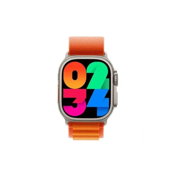 JS9 ULTRA MAX 2.12 Inch Amoled Screen Smart Watch Ultra 49mm Men Series 8 Nfc Wireless Charging Sports Watch WITH Wearfifit Pro APP (Orange) - Shopup.pk