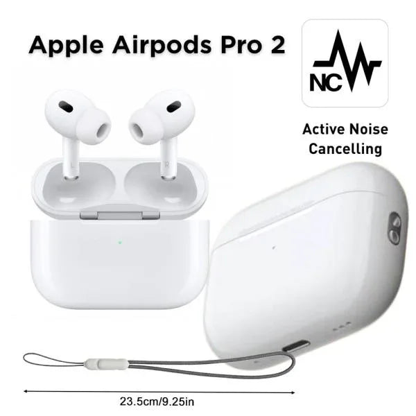 Apple AirPods Pro 2 Anc Hengxuan Wireless Bluetooth Earphone Active Noise Cancellation - Shopup.pk