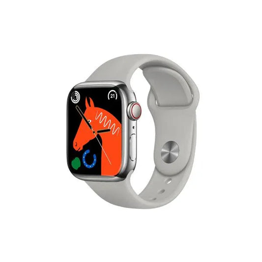 Watch 9 Max Series 9 Smartwatch (2.19 Inch IPS) 22mm Strap WITH Laxasfit APP Silver - Shopup.pk