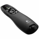 Logitech R400 Wireless With Presenter Red Laser Pointer - Black
