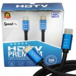 Speed-X Ultra High Speed 2.0V HDMI Cable ǀ 5M Wire ǀ Black