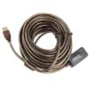 USB 2.0 Male to Female Extension Cable with IC ǀ 10m ǀ Brown