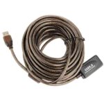 USB 2.0 Male to Female Extension Cable with IC ǀ 10m ǀ Brown