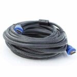 HDMI Round Cable 30m With Clear Crystal Display - Black