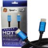 Speed-X 2.0V Ultra High Speed HDMI Cable ǀ 1.5M Wire ǀ Black