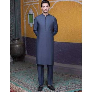 Sophisticated Gray Shalwar Kameez for Men - Elevate Your Style