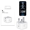 iPhone 20W USB-C Power Adapter Charger UK Pin With Cable